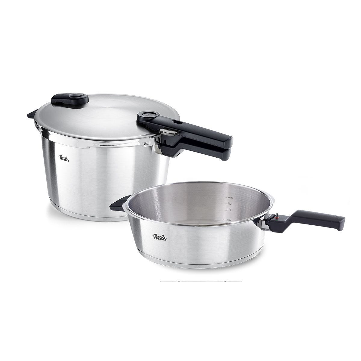 Vitaquick® Premium – 2-teiliges Schnellkochtopf Set 4,0 + 8,0 Liter
