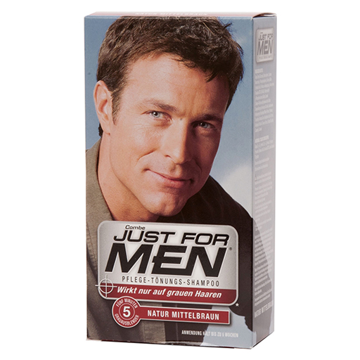 JUST for men Tönungsshampoo mittelbraun  60 ml  Shampoo