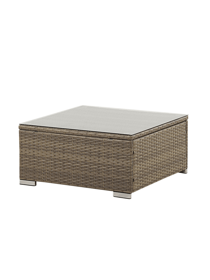 Beliani 7-tlg Lounge Set BELVEDERE in Braun günstig kaufen onesize