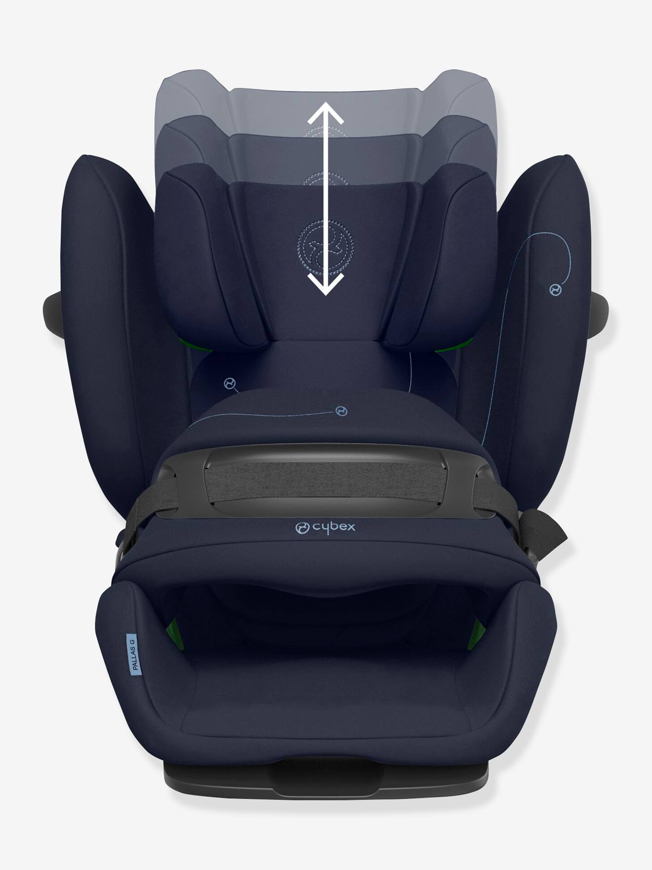Siège-auto CYBEX Pallas G i-Size, 76 à 150 cm, équivalence groupe 1/2/3 bleu (ocean blue)