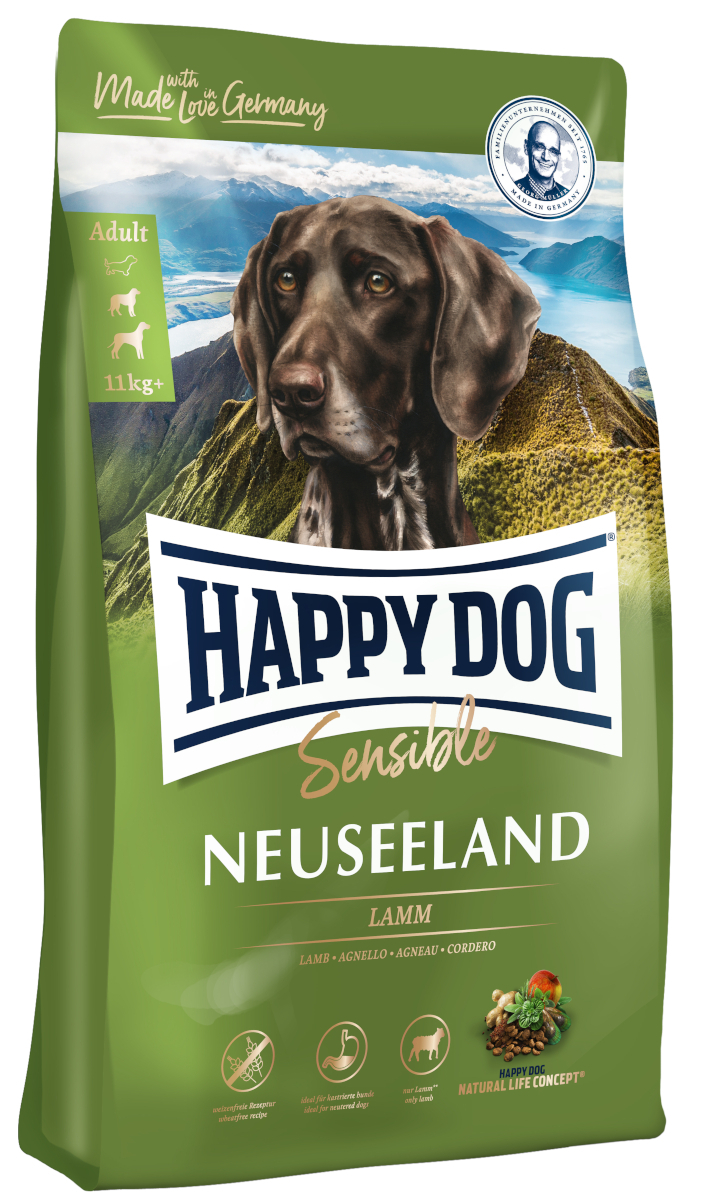 HAPPY DOG Hundetrockenfutter HAPPY DOG Supreme Sensible Neuseeland 4 kg
