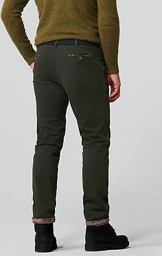 MEYER Chino-Hose Thermo Fine Twill Chino