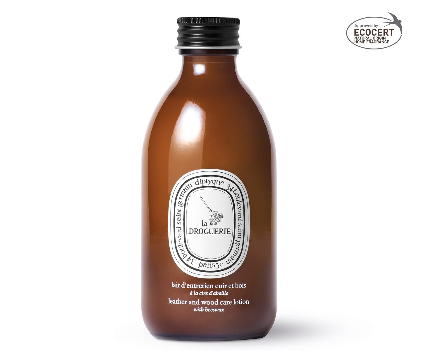 La Droguerie - Lait d'entretien cuir et bois à la cire d'abeille