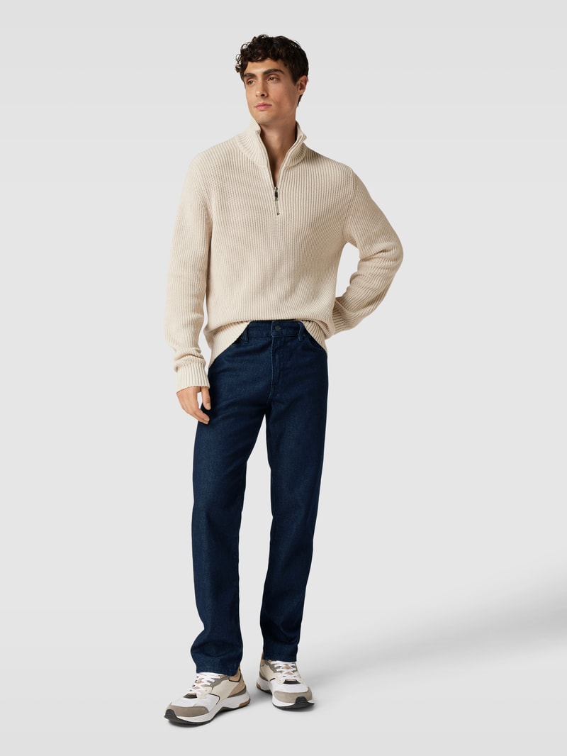 Jeans im 5-Pocket-Design Modell 'Maine' in dunkelblau