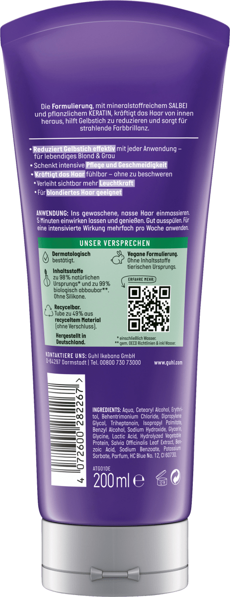Haarkur Silberglanz & Pflege, 200 ml