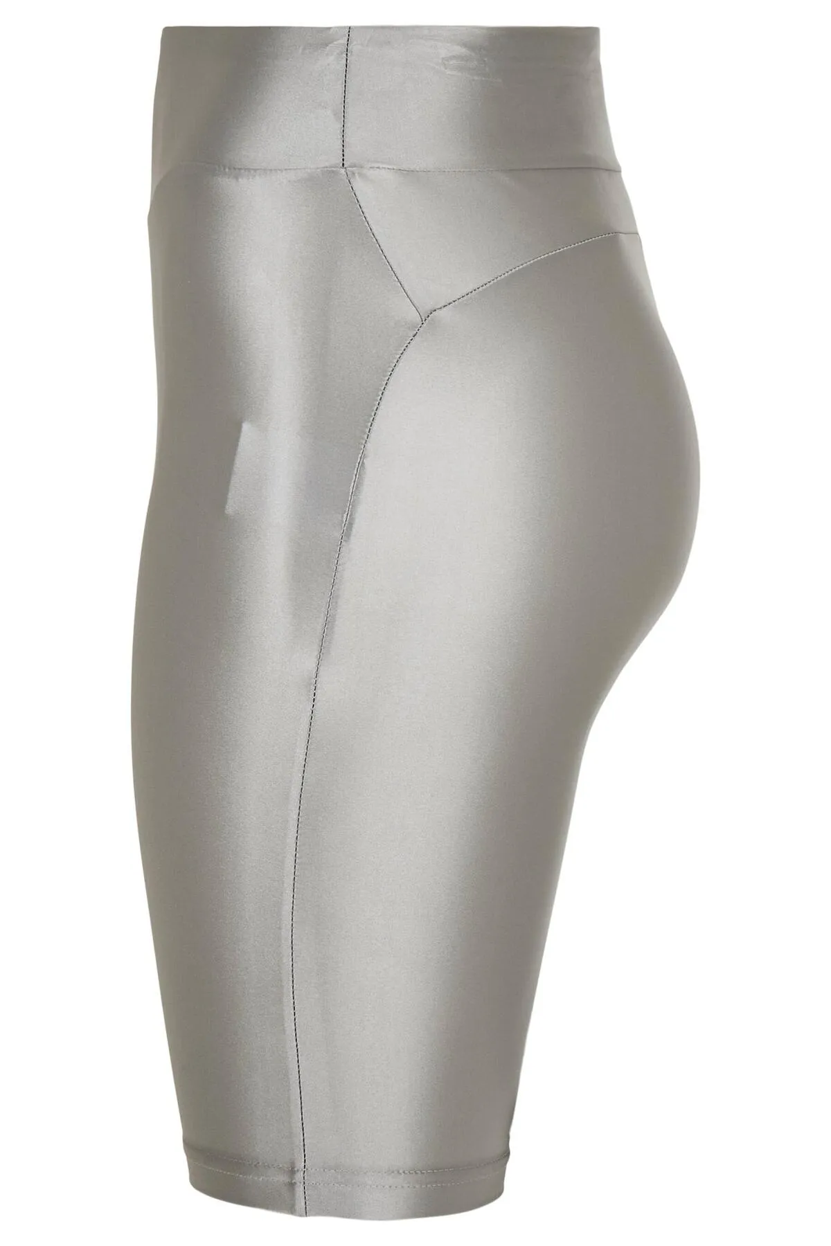 Urban Classics  Damen Ladies Highwaist Shiny Metallic Cycle Shorts