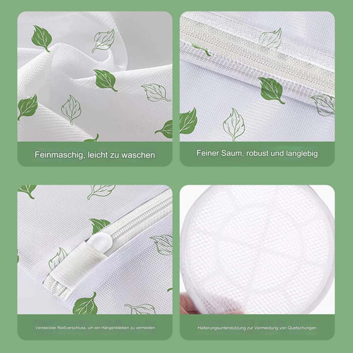 FIDDY Wäschenetz Wäschesack mit Cartoon-Print, großes Fassungsvermögen,(6-St), Schnelles Abtropfen, geeignet zum Waschen von Gegenständen