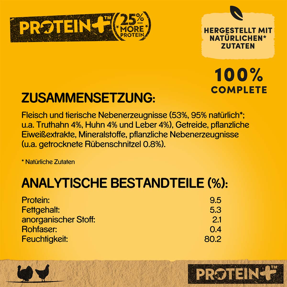 PEDIGREE Protein+ in Pastete Truthahn & Huhn kaufen bei ZooRoyal