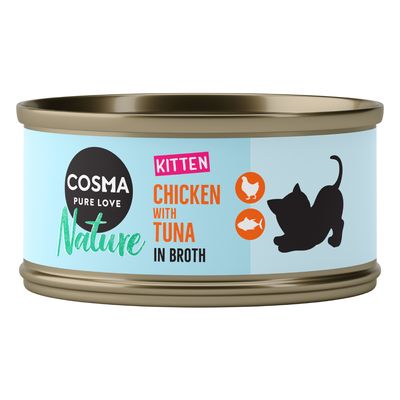 Cosma Nature Kitten Herz-Box 3 x 70 g