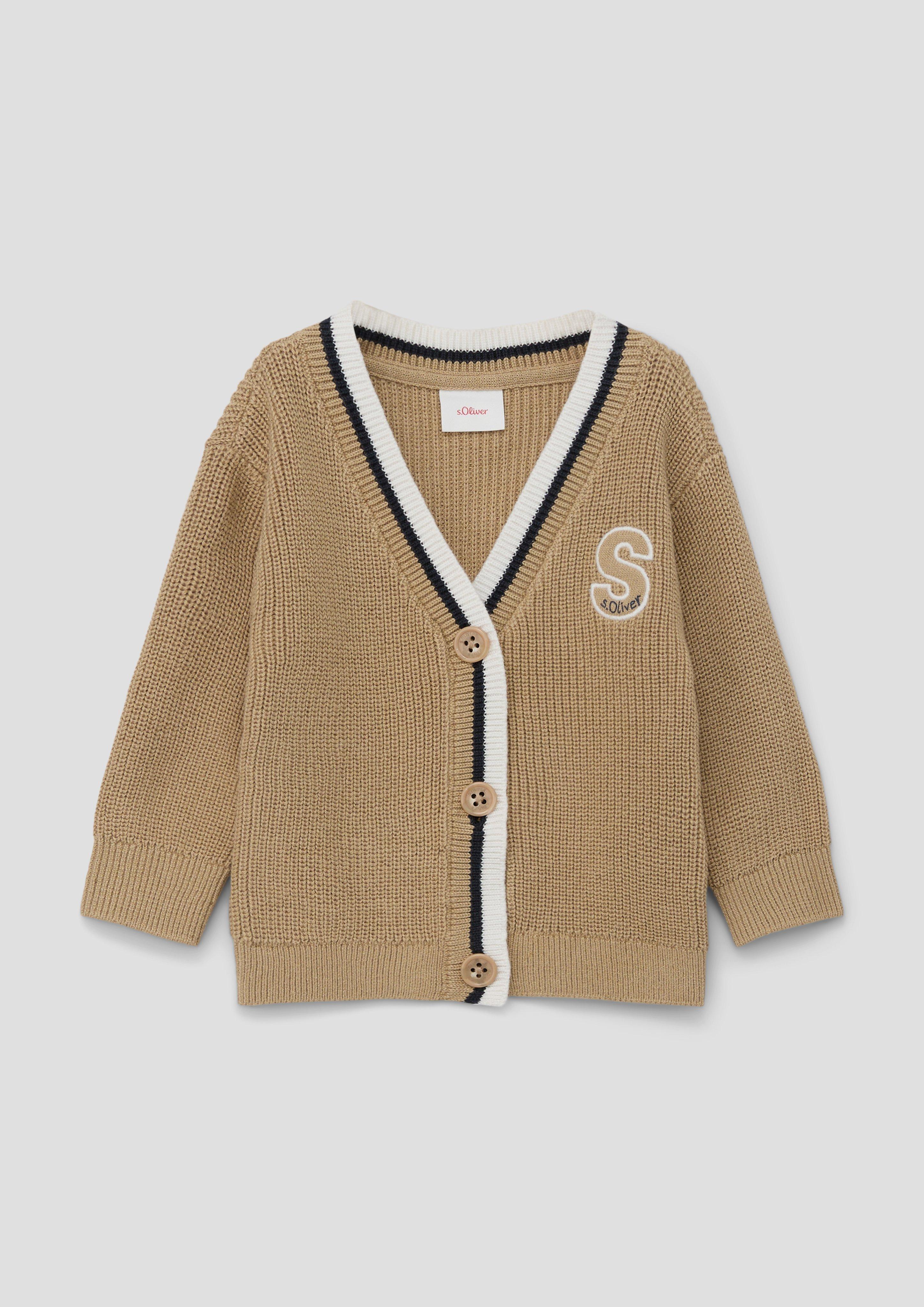 Strickjacke aus Baumwollmix  2140135-8195