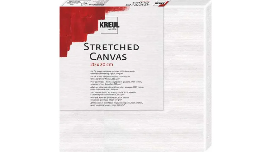 KREUL Stretched Canvas 20 x 20 cm