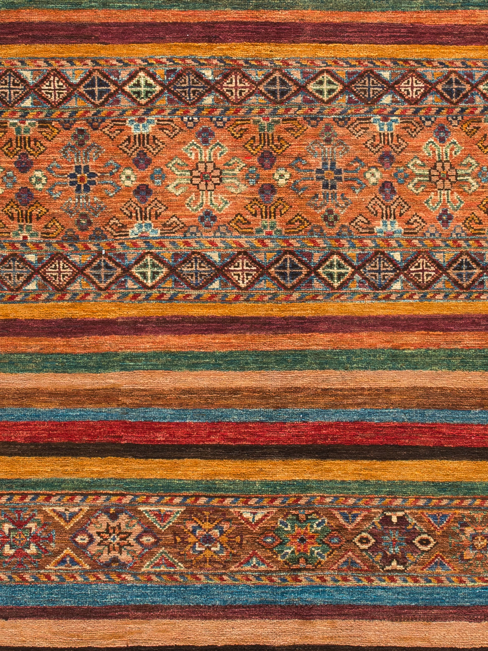 Chobi Schal ca. 251 x 304 cm, Unikat / Einzelstück
