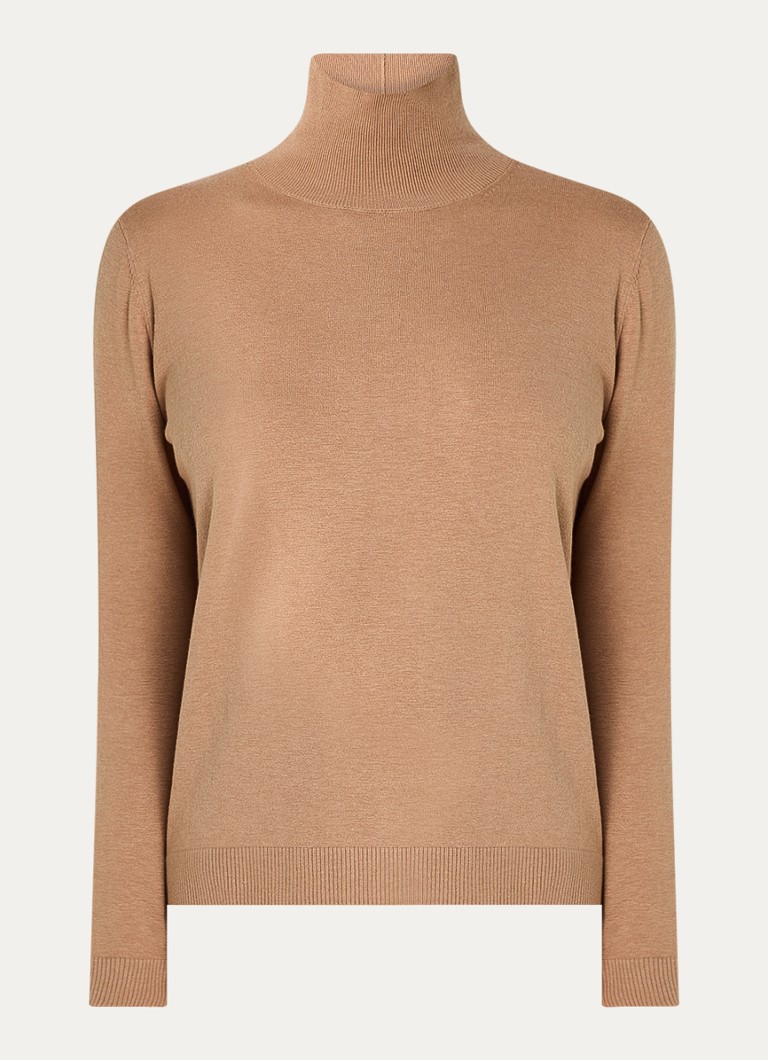 Jemne pletený rolák MaxMara Kiku z hodvábnej zmesi