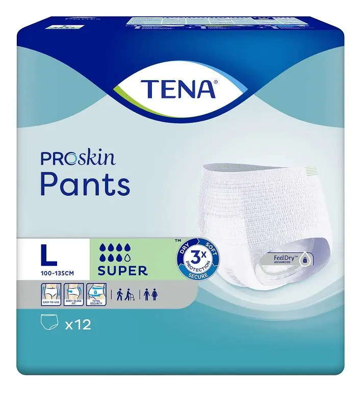 Tena Pants ProSkin Super, Απορροφητικά Εσώρουχα, 100-135cm, Large