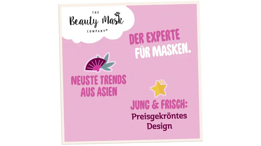 The Beauty Mask Company Bubble Tuchmaske Aktivkohle Oxygen
