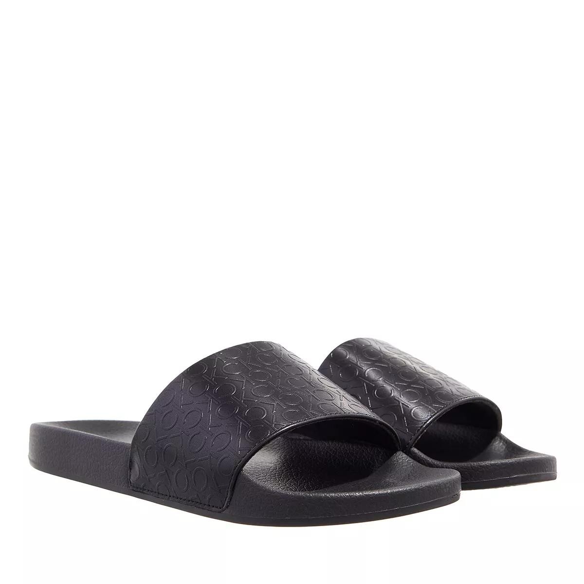 CALVIN KLEIN Pantoletten schwarz Slide