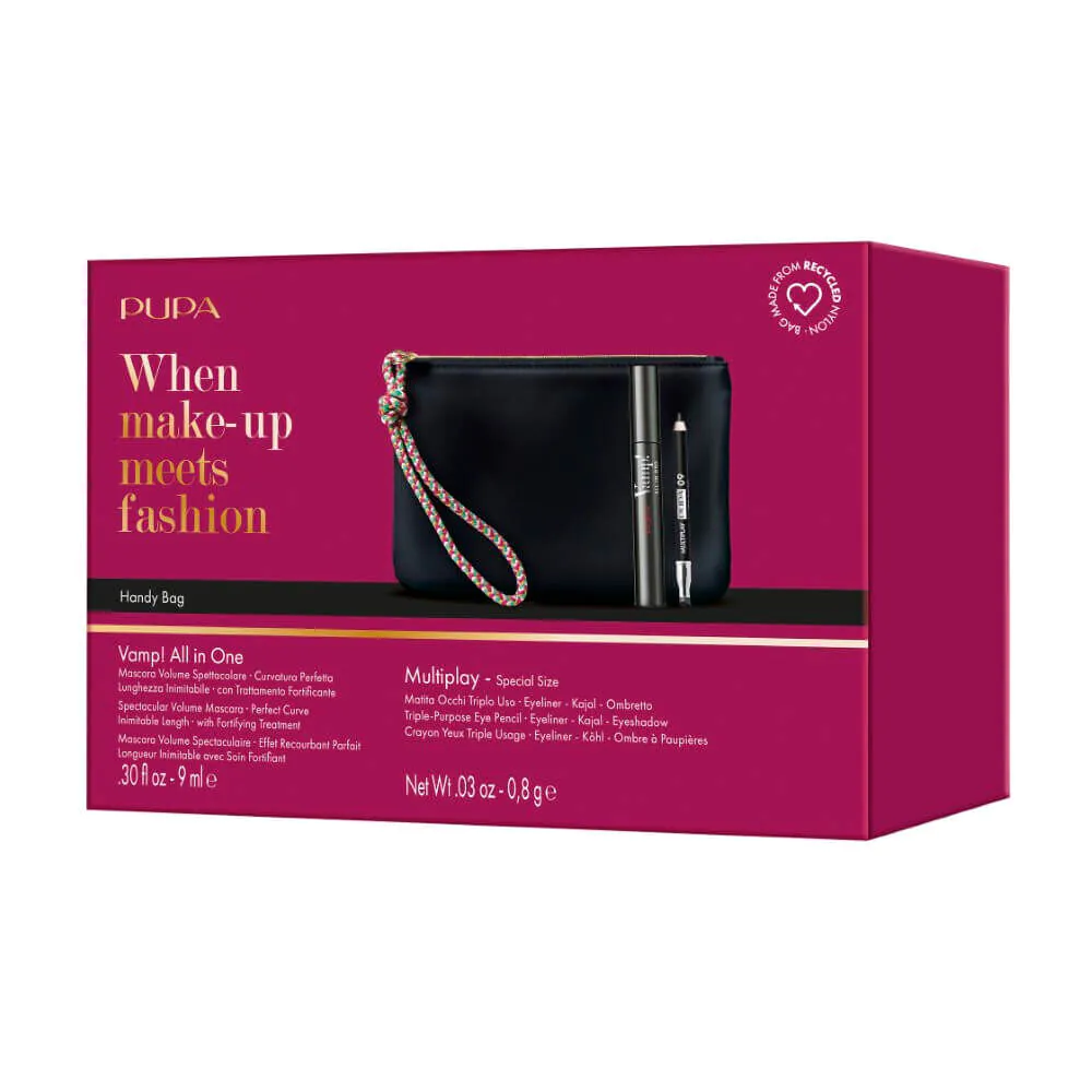 Pupa (Vamp! Μάσκαρα All In One 9ml + Μολύβι Ματιών Multiplay 0.8g)