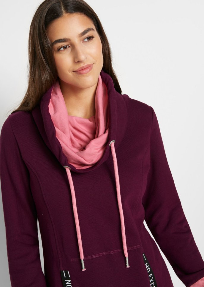 Sweatkleid mit Kängurutasche