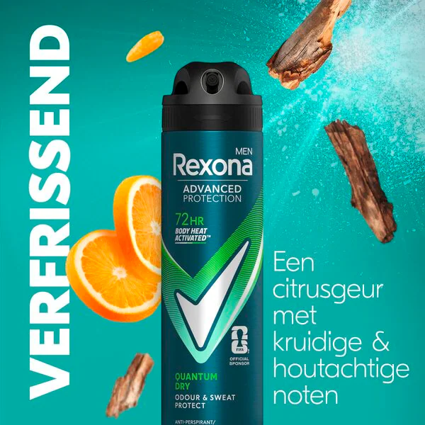 Rexona Men Advanced Protection Quantum Dry izzadásgátló dezodor spray 150ml