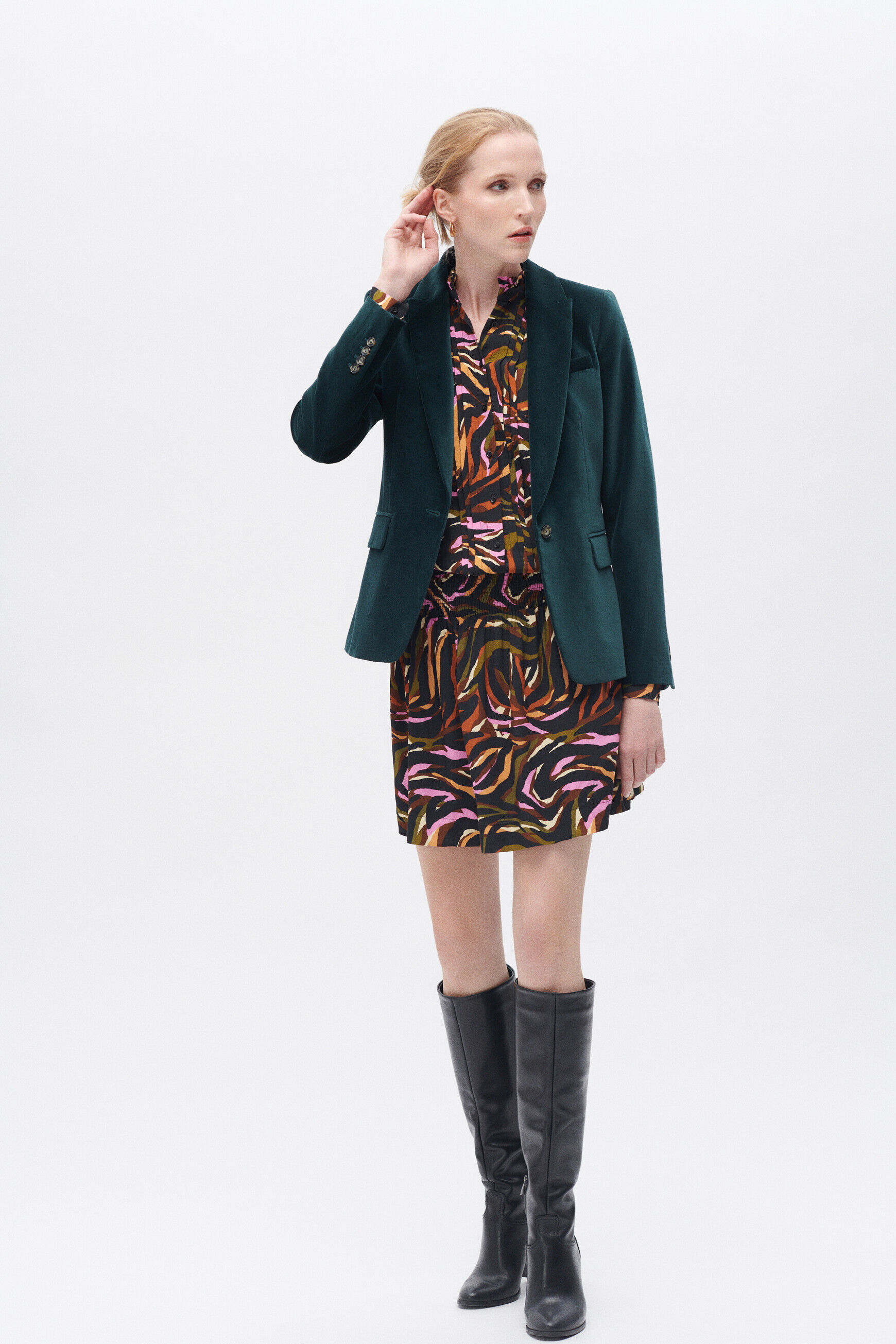 blazer aurora vert fonce femme