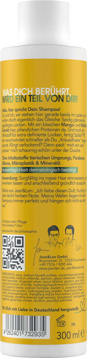 Shampoo Lockentraum Mango Matcha, 300 ml