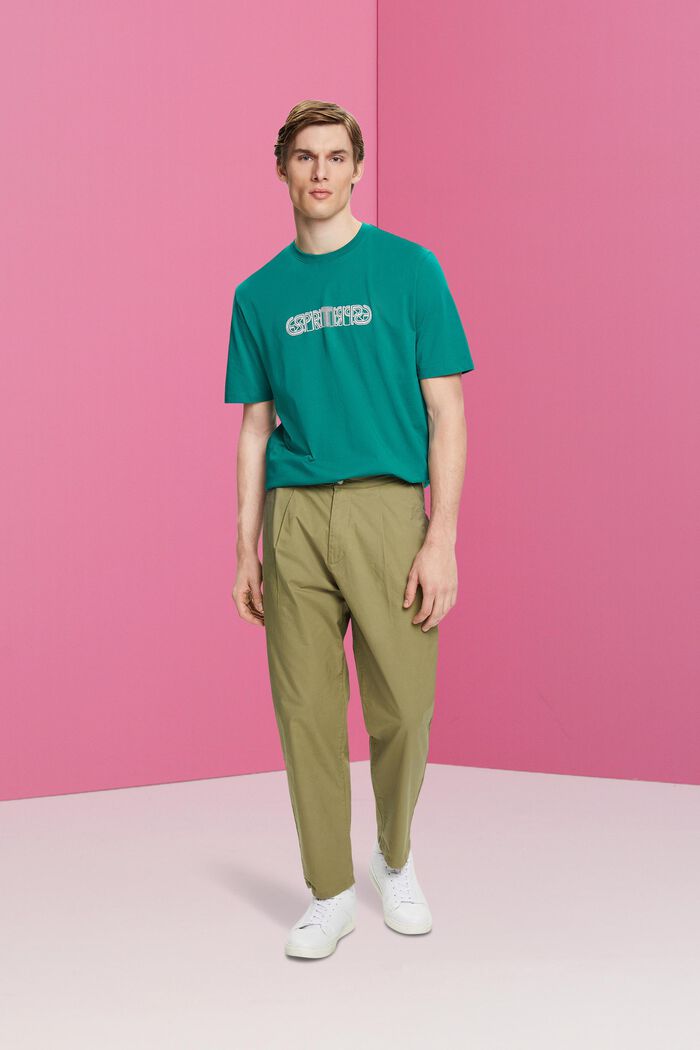 T-Shirt mit Logo-Print in lockerer Passform