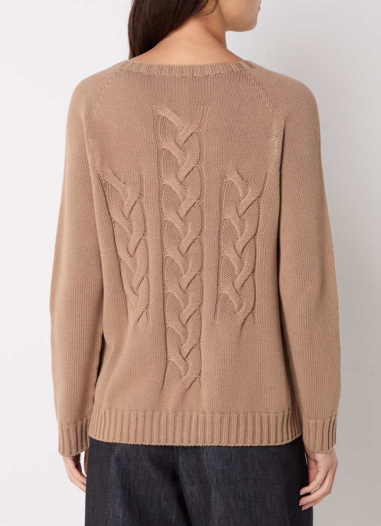 Pulover Harald Chunky Tricot cu guler rotund de la MaxMara