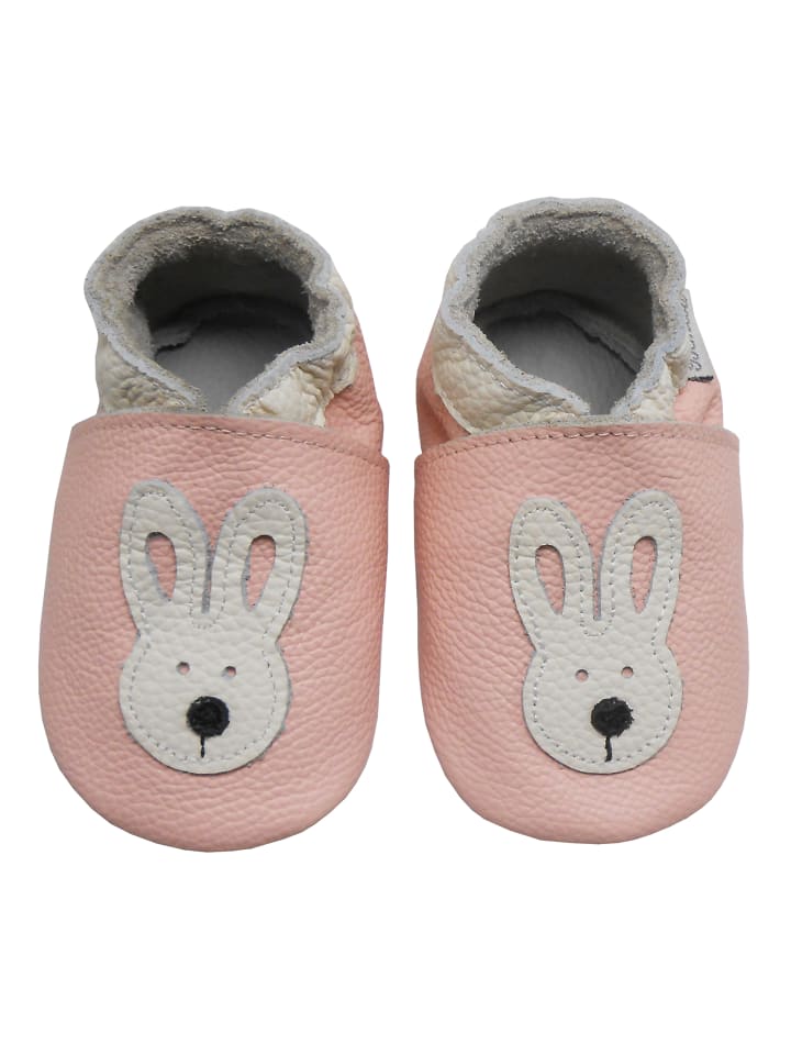 Yalion Leder-Krabbelschuhe 
