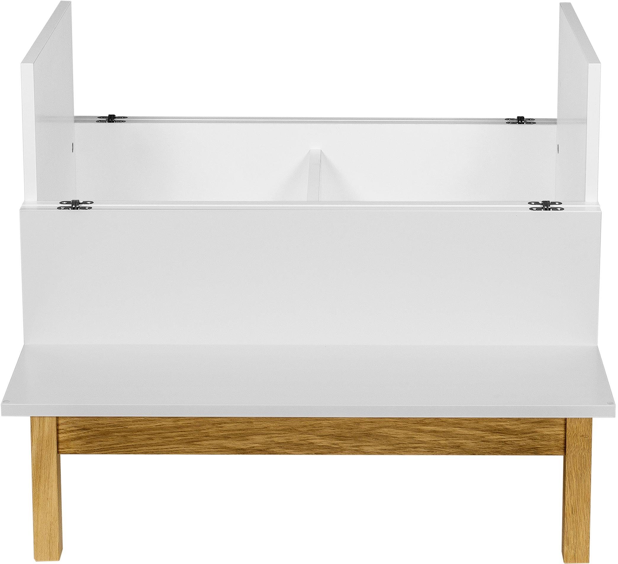 Woodman Barschrank Delian Breite 75 cm, Fußrahmen aus massiver Eiche, im skandinavian Design