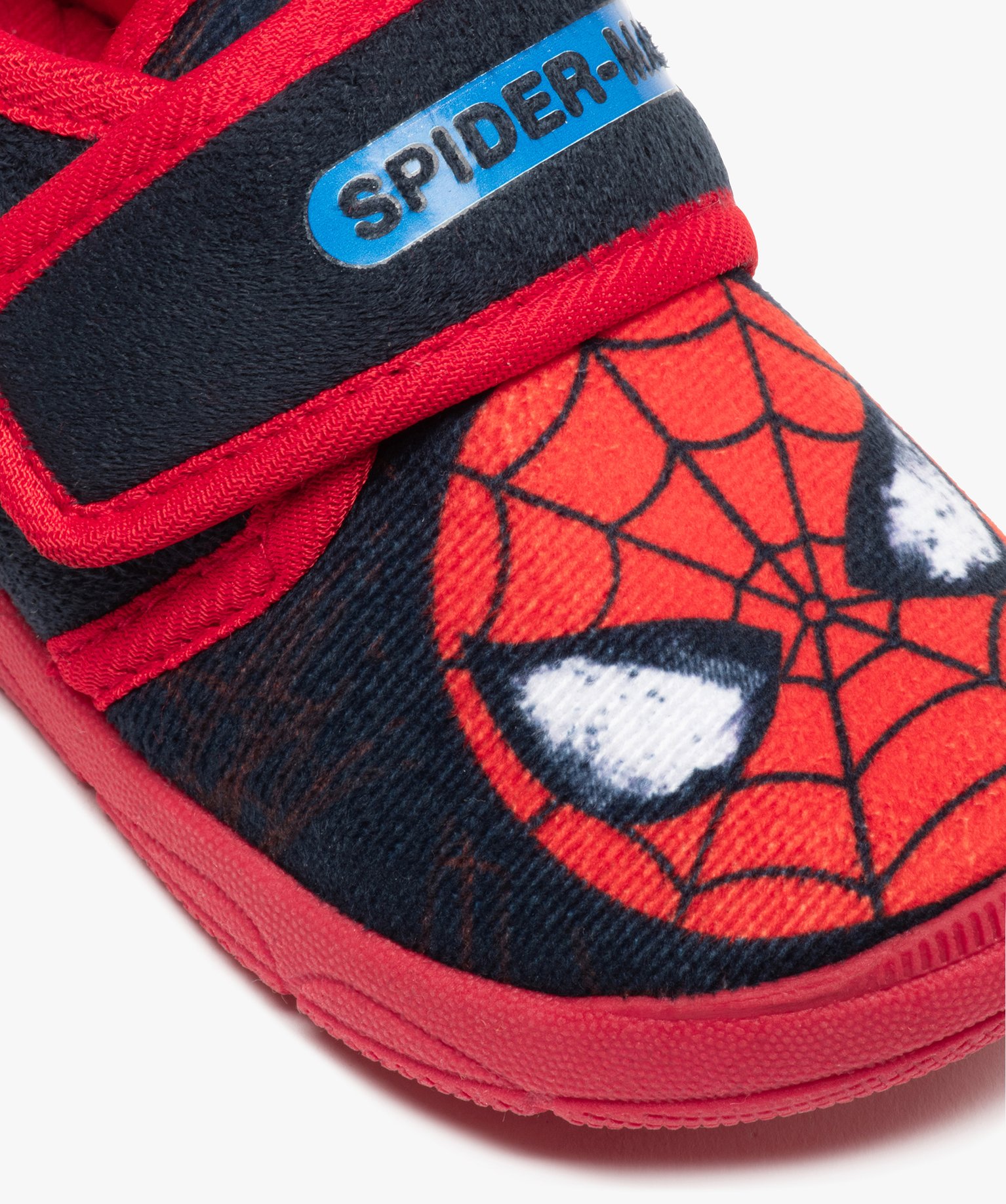 Chaussons Garçon bottillons en velours – Spider-Man rouge | GEMO