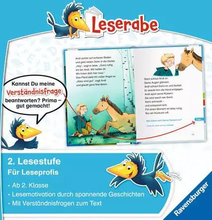 Leserabe - 2. Lesestufe: Spannende Pferdegeschichten