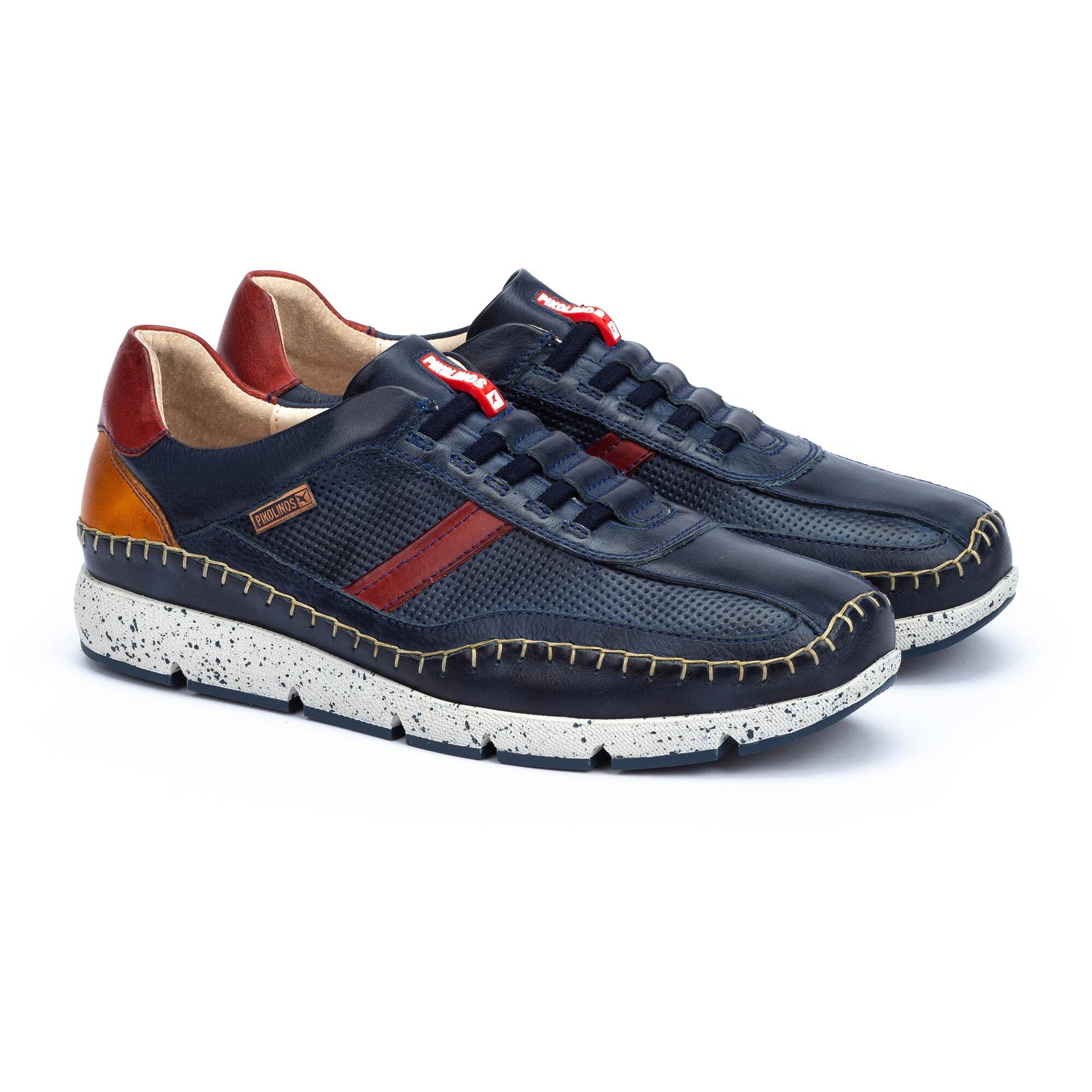 Herensneakers met elastiek - BLAUW
