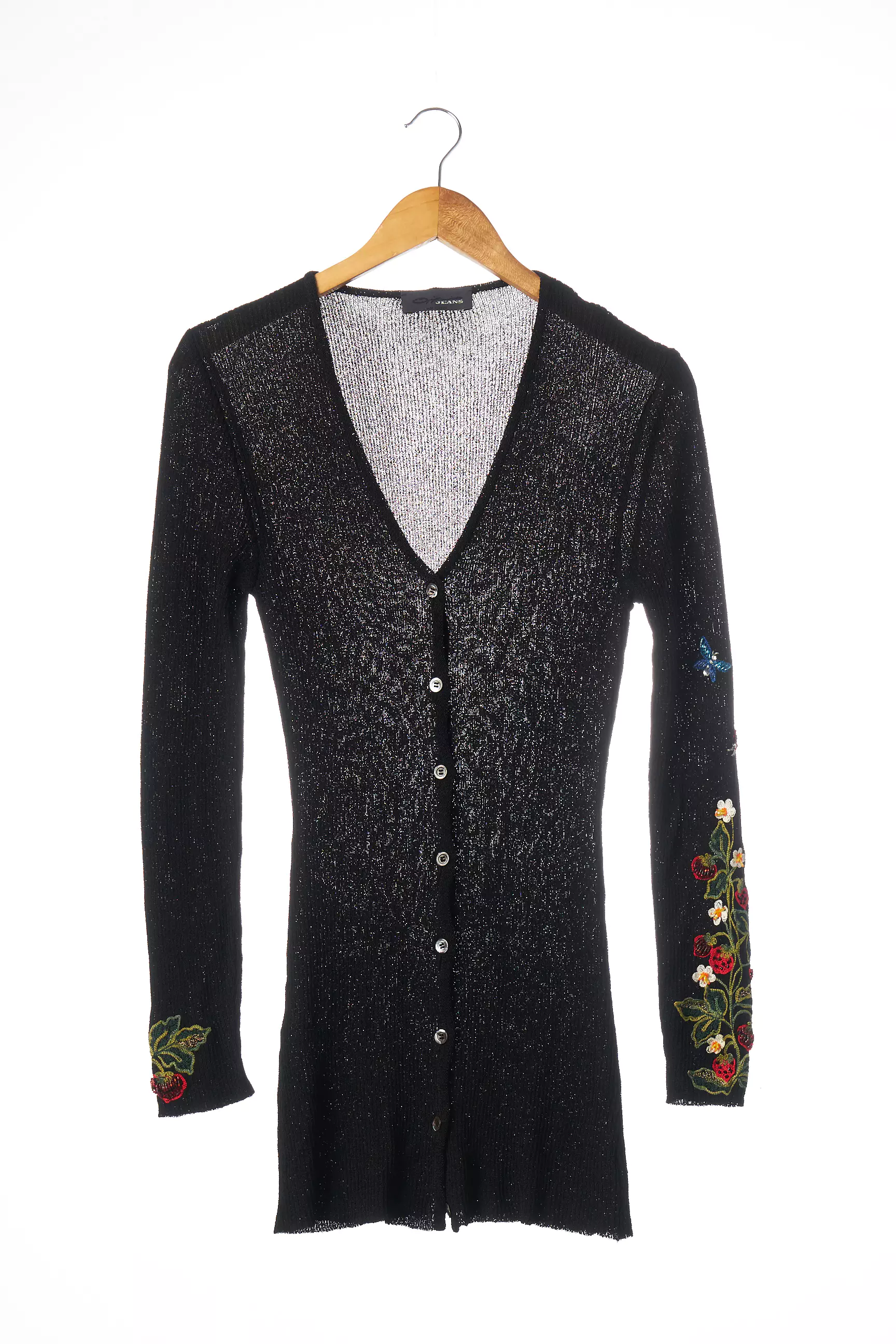 Oppio Jeans Cardigans Femme couleur noir