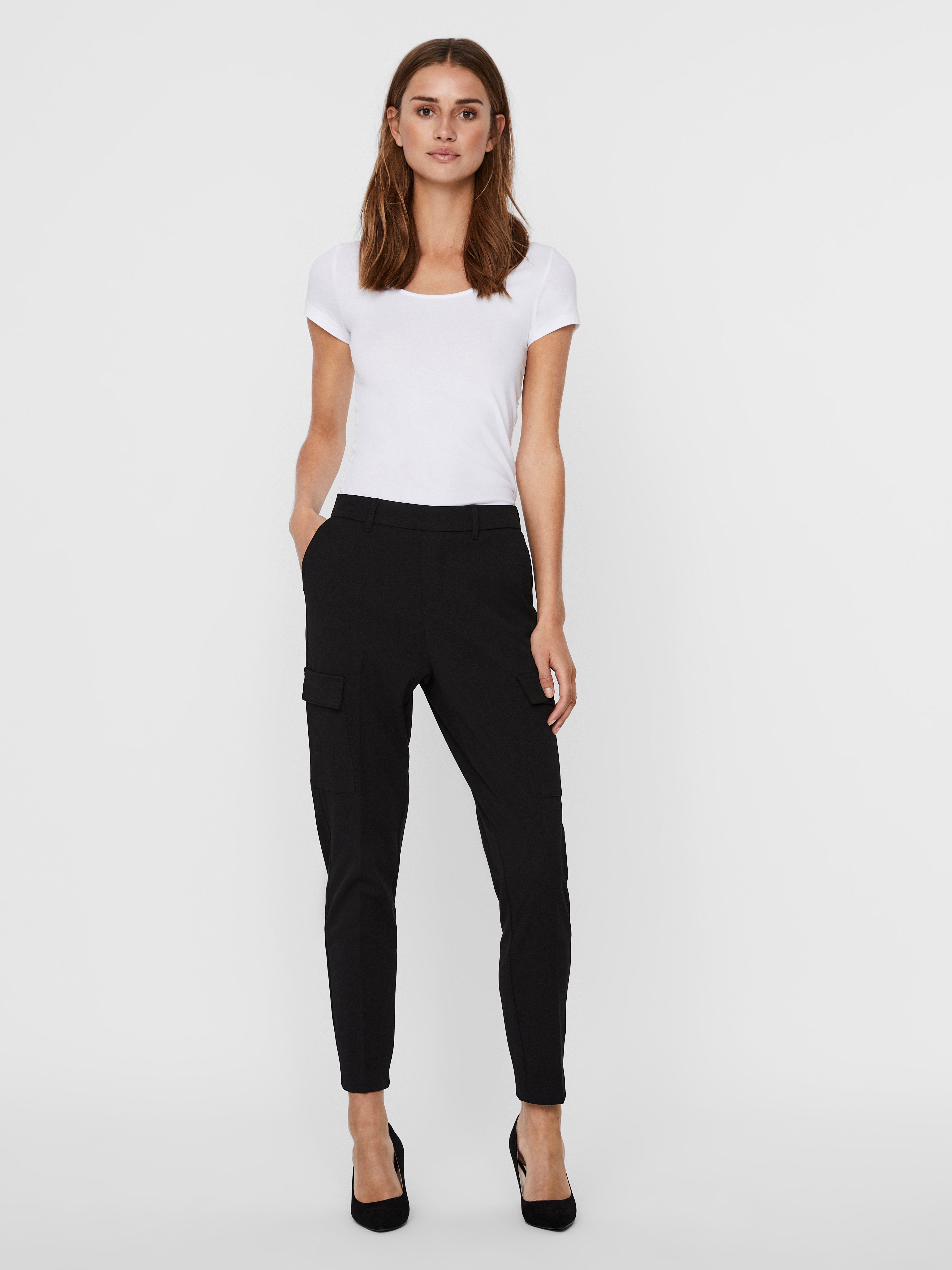 VMMAYA Mittlere Taille Cargohose