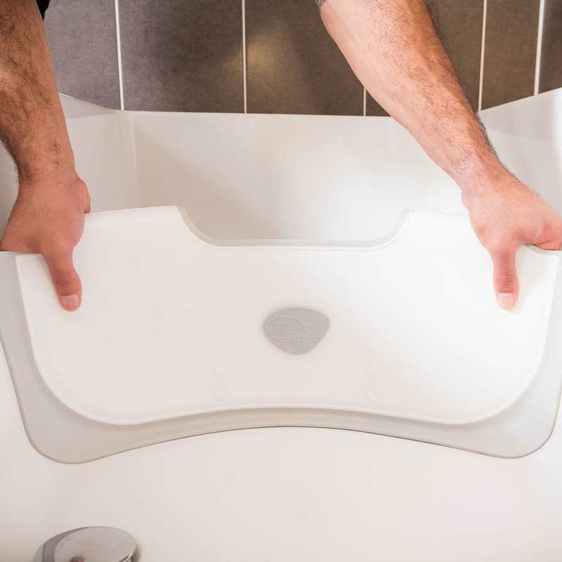Réducteur de baignoire gris Babydam