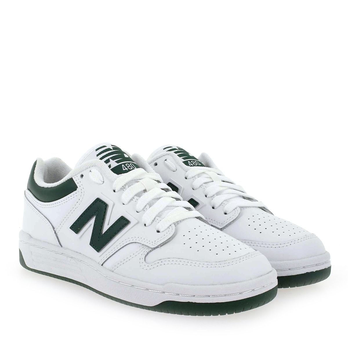New Balance  BB480 LNGD - Blanc vert