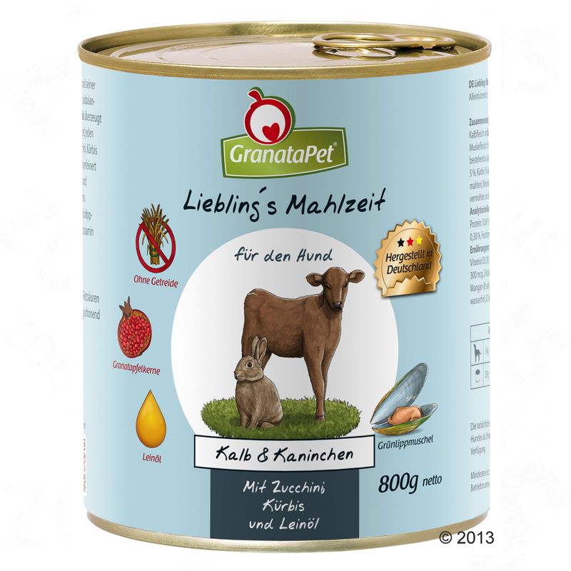 GranataPet Liebling's Mahlzeit 6 x 800 g