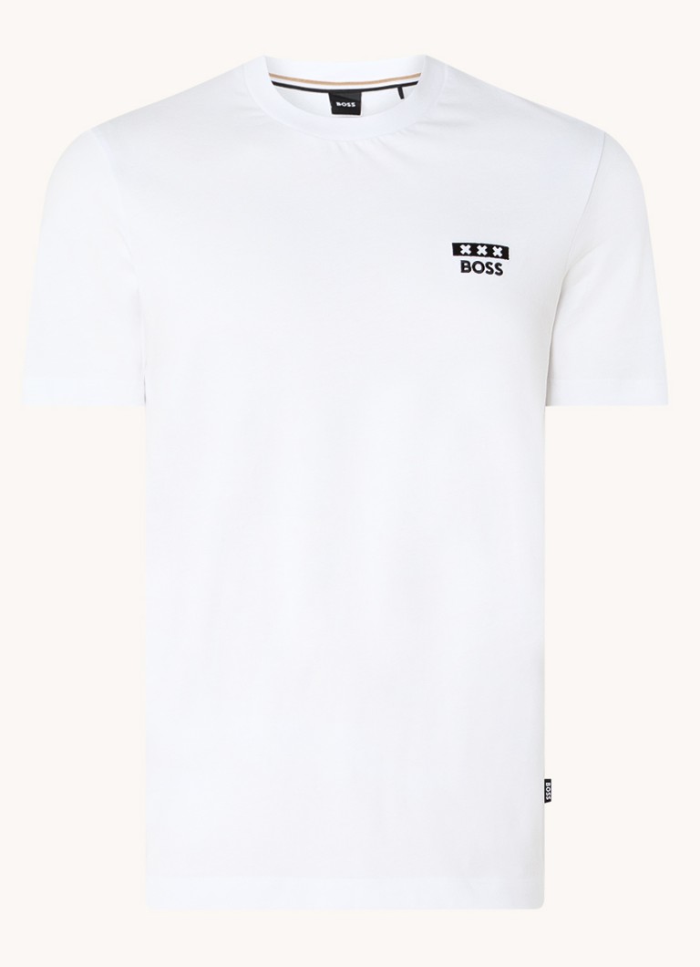Exkluzívne tričko HUGO BOSS s trojitou výšivkou loga X