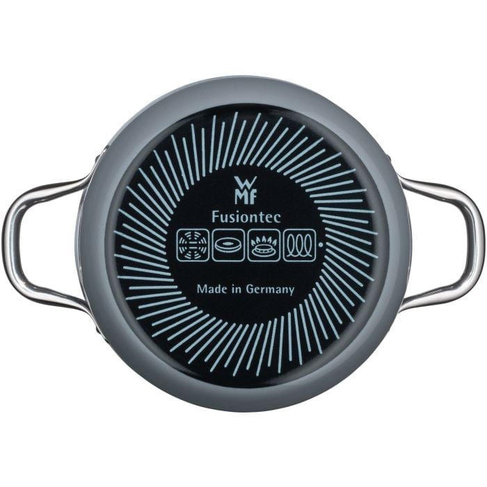 WMF Fusiontec Essential Kochtopf mit Deckel, 16cm Calm Grey