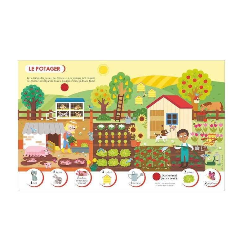 Livre Ecoute et trouve la ferme - Larousse Jeunesse
