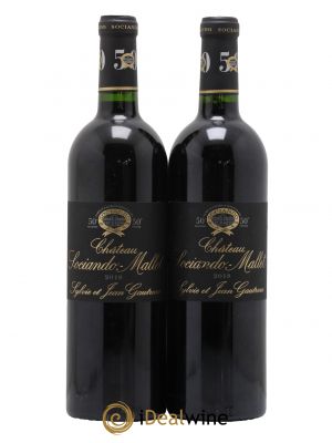 Château Sociando Mallet  2018 - Lot de 2 Bouteilles