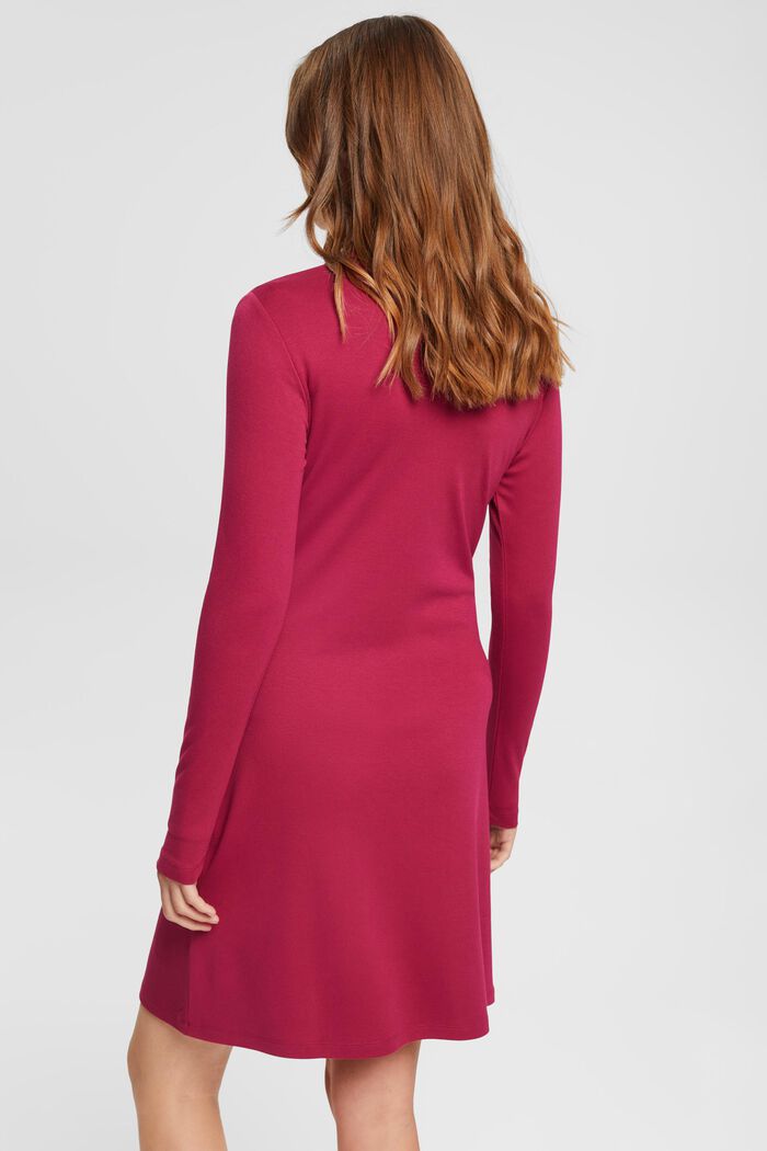 Minikleid mit Polokragen