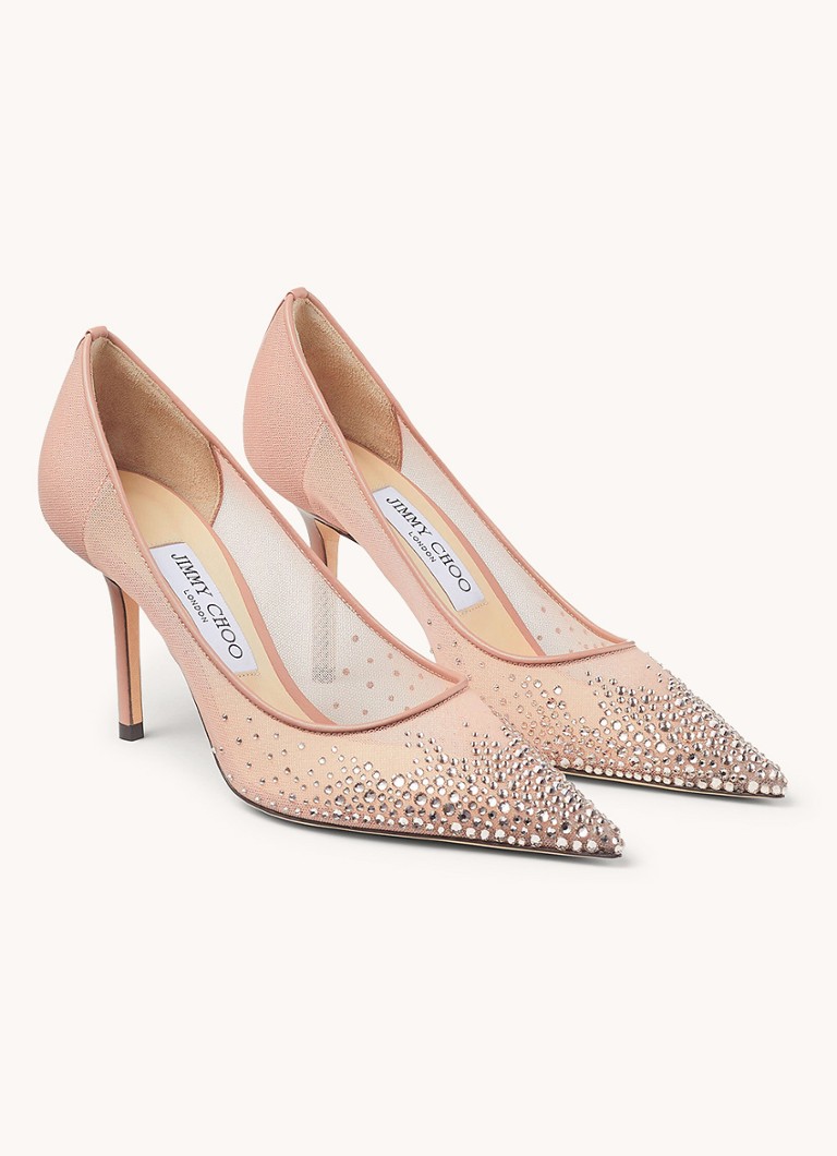 Jimmy Choo Love 85 cipele s detaljima od janjeće kože