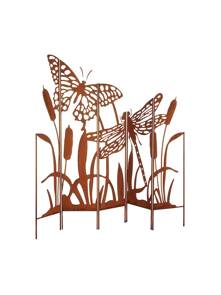kobolo 5tlg. Set Gartendekoration SCHILF in Braun günstig kaufen onesize