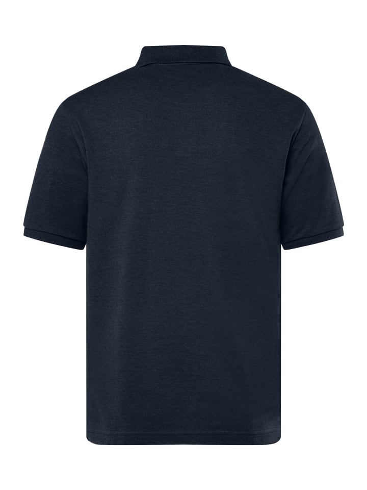 Men Plus Poloshirt in navy blau günstig kaufen