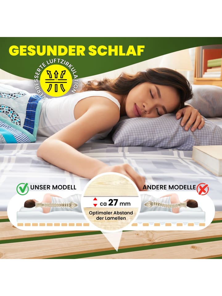 Coemo Rollrost Romo 15 - 22 Leisten Nordische Kiefer in Natur günstig kaufen
