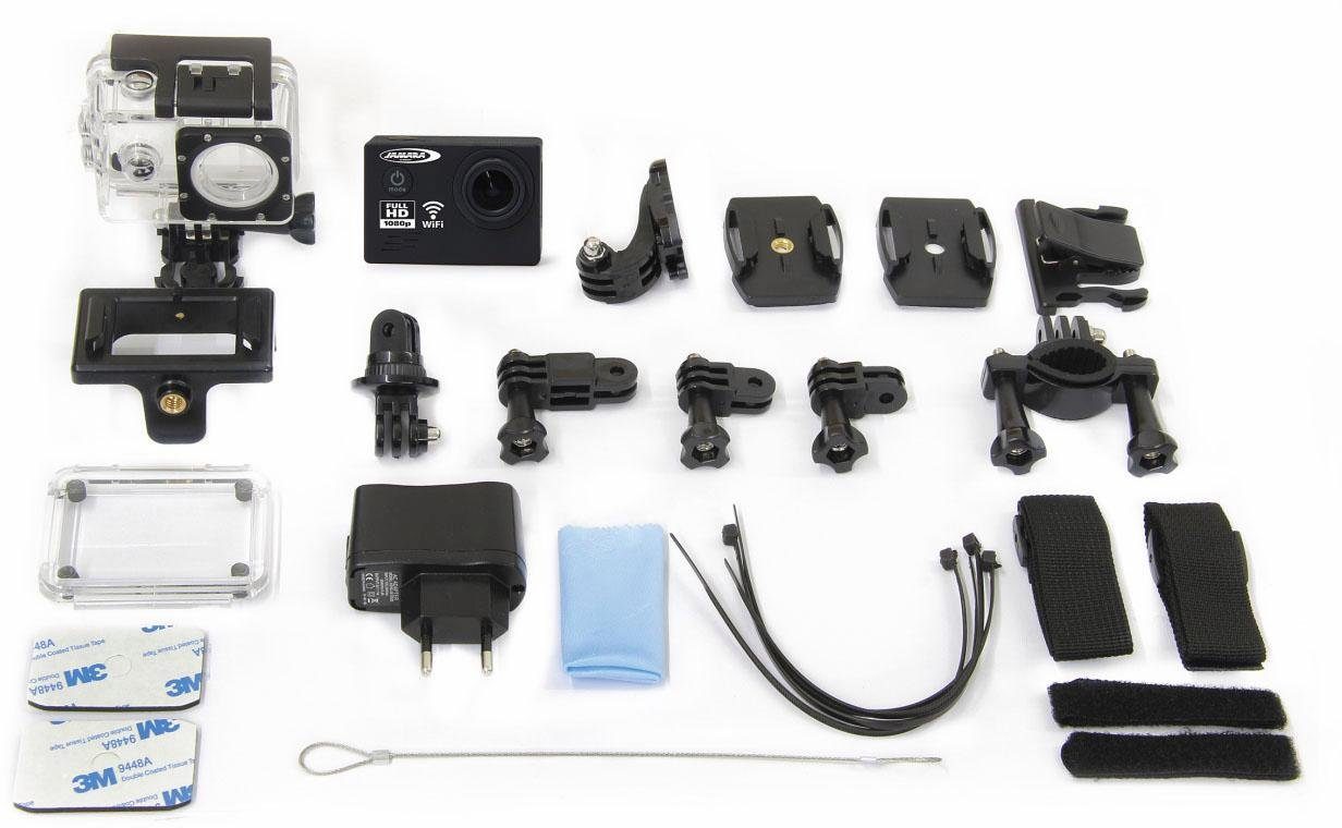 Jamara Camera Full HD Wifi V2, schwarz Action Cam