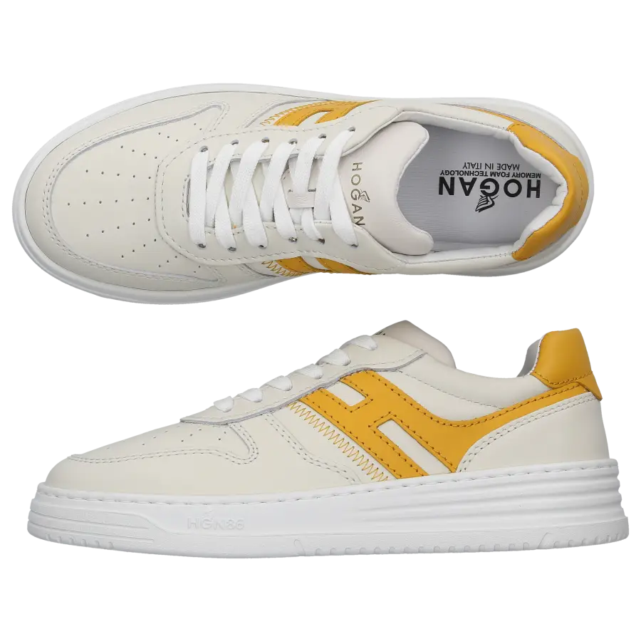 Hogan - Sneaker low H630 Kalbsleder - weiß