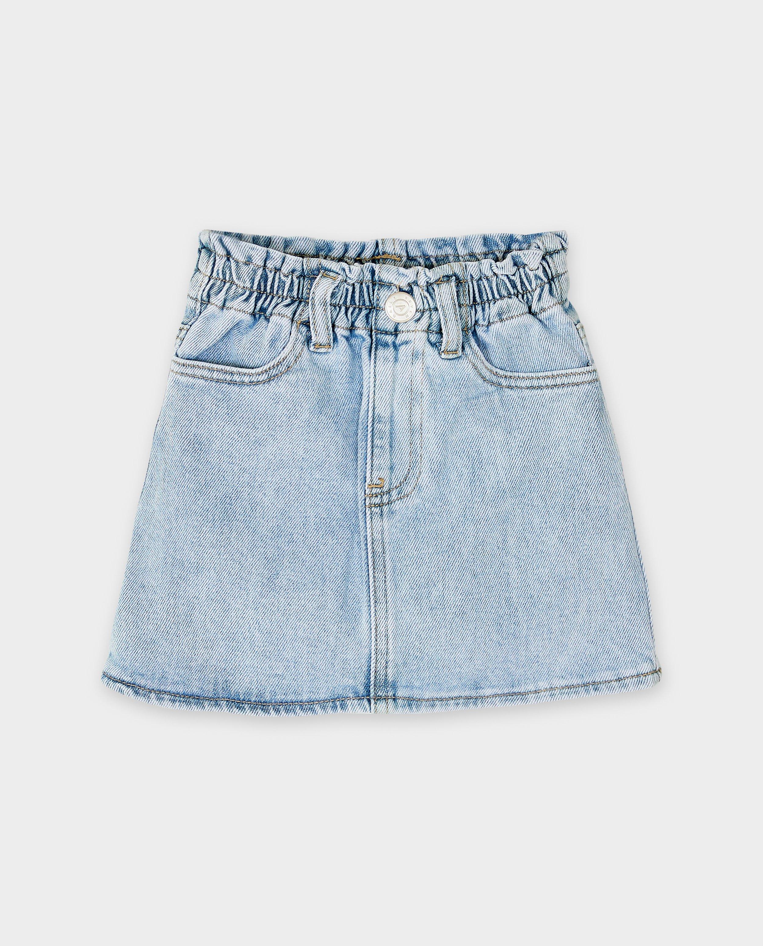 Fustă din denim Daily 7 Blue albastră