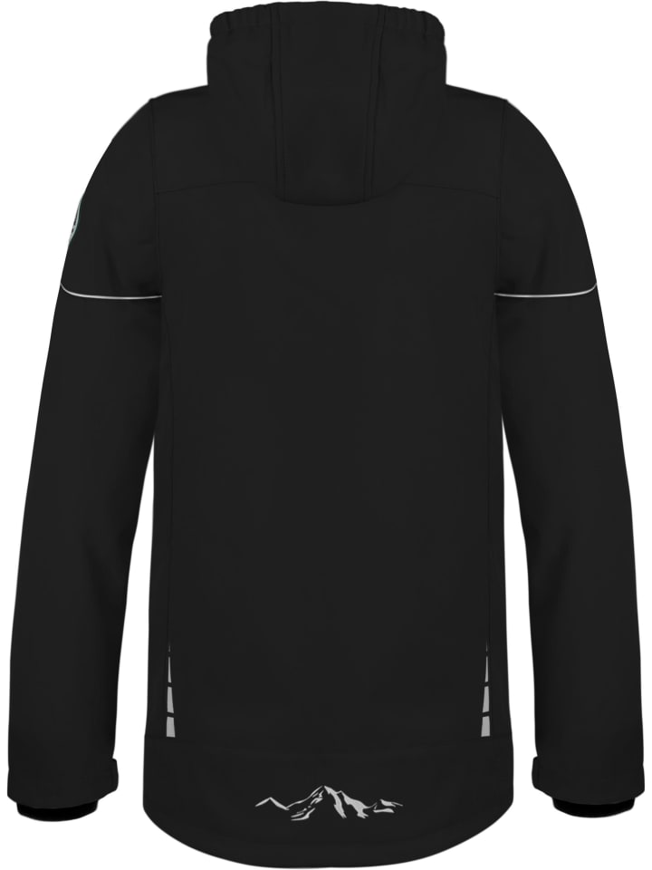 Normani Outdoor Sports Kinder Softshelljacke Galway in Schwarz günstig kaufen